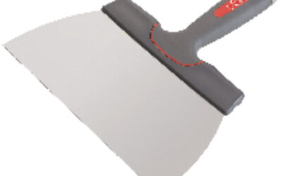 Couteau à enduire inox surmoulé