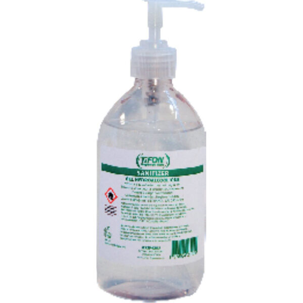 Gel hydroalcoolique pompe