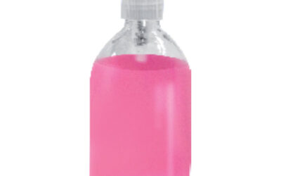 Lotion liquide rose pompe