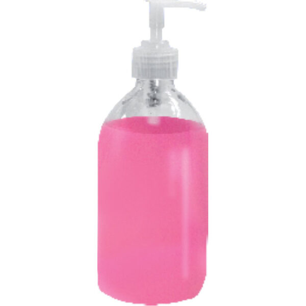 Lotion liquide rose pompe